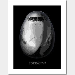 747 front view Posters and Art